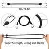 DRERIO 4 Pcs Bungee Cord with Hook 1m Heavy Duty