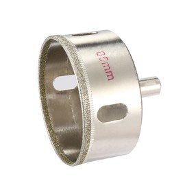 uxcell 65mm Diamond Coated Glass Hole Saw Drill Bits for Ceramic Tile Marble Rock Porcelain Bottles Pots Brick