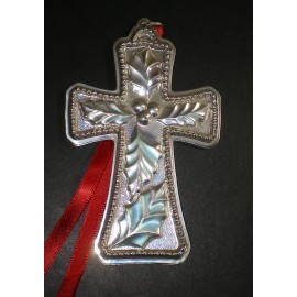 Towle 1994 Towle Silver Cross Sterling Christmas Ornament 1st Edition