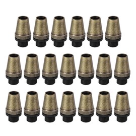 uxcell Cable Glands Strain Relief Cord Connector Grips Metal Bronze 20Pcs for Wiring Hanging Light Ceiling Pendant Lamp
