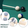 LuLiyLdJ 20 Pcs Billiard Cue Tips Billiard Accessories Billiard Cue