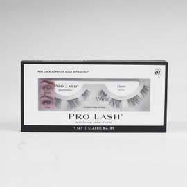 Pro Lash SoftWear Professionally Styled Lash Clusters - Seamless, Lightweight Lashes - 7-Day Cluster Eyelash Extensions - Waterproof Lashes Clusters - Single Set - Classic No. 01 Black