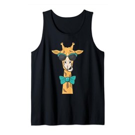 Bow Giraffe Zoo Animal Kingdom Crew Lovers Costume Safari Tank Top