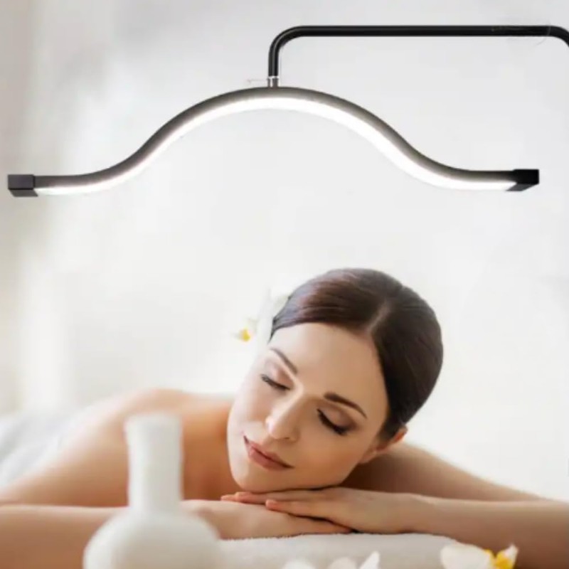LED Half Moon Floor Lamp, Eyelash Light, Esthetician Light, Permanent