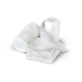 Medline Sterile Bulkee II Extra Absorbent Super Fluff Sponges, 6" x 6.75", Ideal for Wound Care, Pack of 10