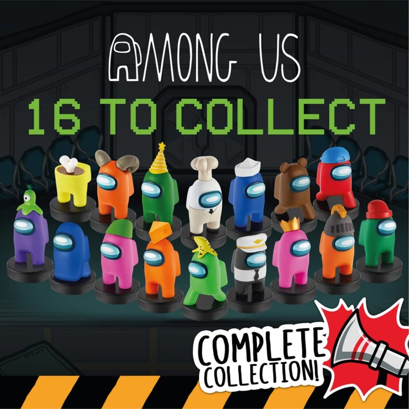 Among Us Series 2 Crewmate Stamper Figures 12-Pack Deluxe Box