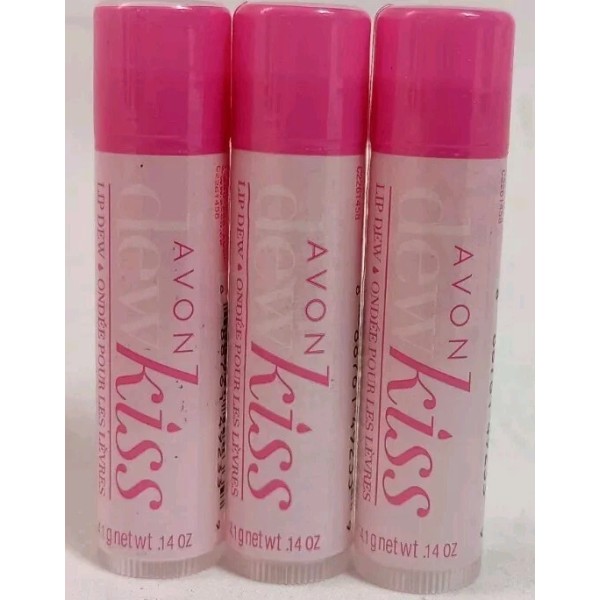 Avon Dew Kiss Lip Balm (Pack of 3)