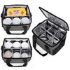 Trunab Reusable Drink Carrier for Delivery 6 Cups Insulated Drink