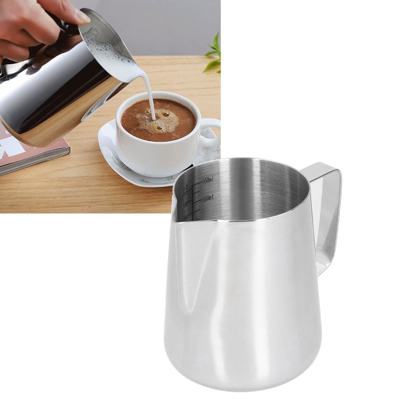 Stainless Steel Coffee Frothing Pot Multipurpose Anti Scalding Coffee Jug