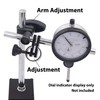 Clockwise Tools MGBR-02 Magnetic Base Stand for Digital Dial Indicator