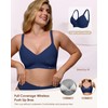 As Fairy Womens Soft Comfortable No Underwire Bras V Neck