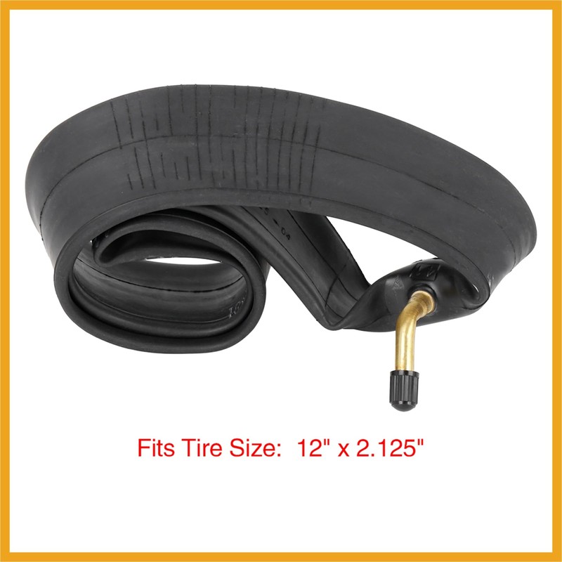 Partuto 12 Inch Bike Inner Tube 12x2.125 Bent Bicycle Inner
