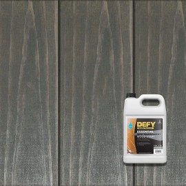 DEFY Essential Semi Transparent Exterior Deck Stain and Sealer - One Day Deck...