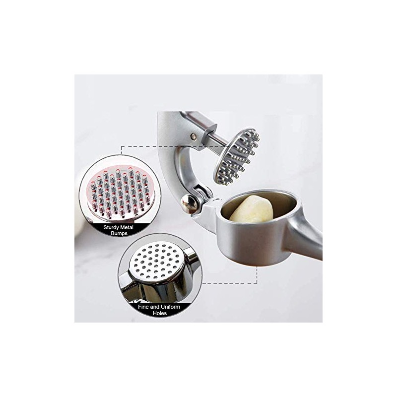 Youngland's Garlic Press, Garlic Crusher, Crush Garlic & Ginger with
