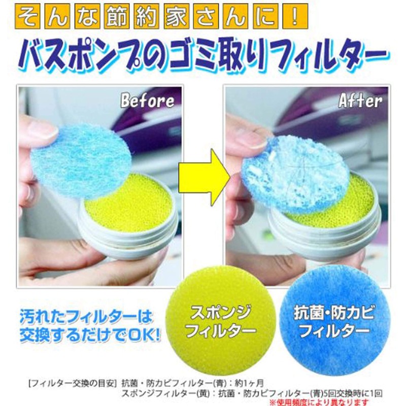 Arland G-23-10*2 Dust Removal Filter for Bus Pump, Antibacterial, Mildew-Free