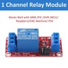 AEDIKO 4pcs DC 12V Relay Module 1 Channel Relay Board