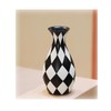Modern Geometric Polyresin Handmade Vase, Nordic Style Decorative Centrepiece, Living