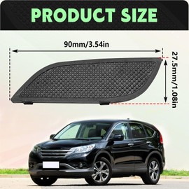 Icyhaws 2PCS Upgraded Armrest Door Handle Pull Pocket Cap Cover Compatible with H0nda CR-V CRV 2012-2016, Left/Right Replacement 83506-T0A-A01ZA 83556-T0A-A01ZA