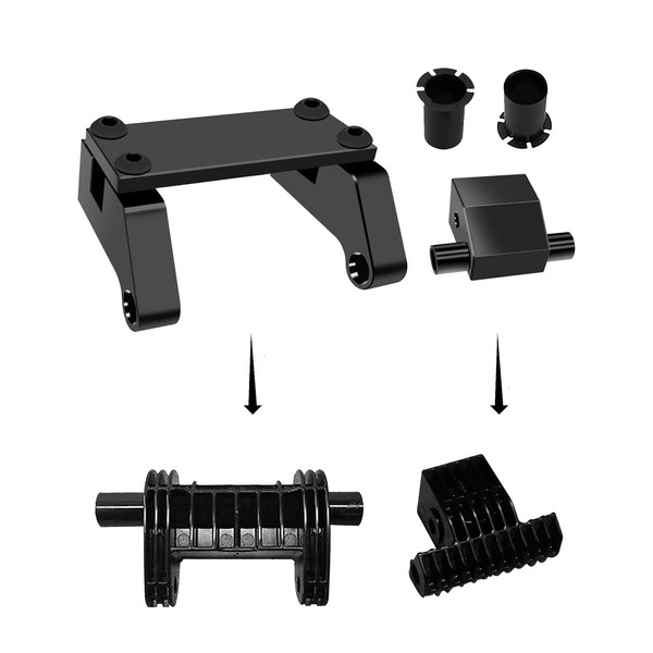 Metal Drive Toggle and Clevis Mount Fits for La-Z-Boy LazyBoy Power Recliners Chair, Upgraded Replacement Parts Black