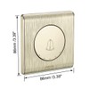 sourcing map 250 V Doorbell Switch 86 x 86 cm