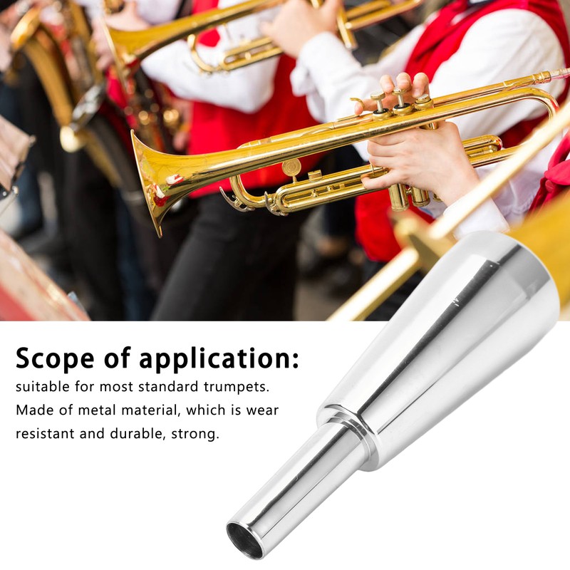Trumpet Mouthpiece 3C Metal Material Long Lasting Luster Thicker Heavier
