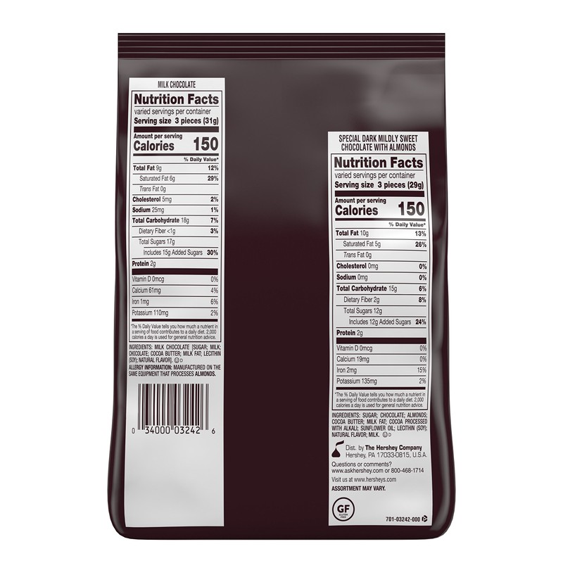 HERSHEY'S Nuggets Chocolate Candy Assortment, 33.9 Ounce Bulk Candy