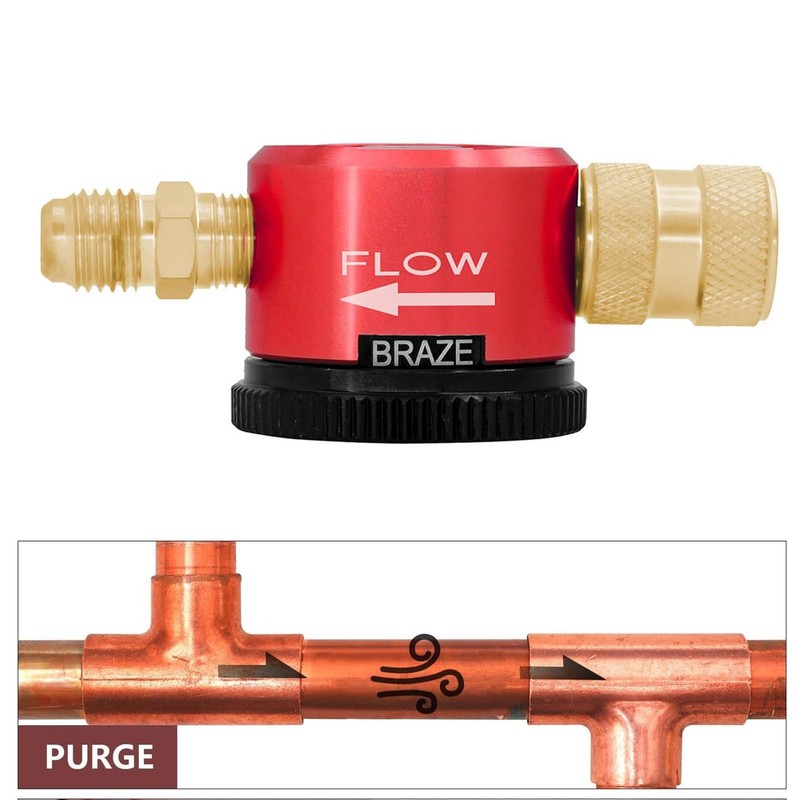 Nitrogen Purge Tool with Quick 3 Point Dial, Smooth, Consistent