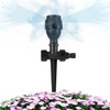 Rotating Tripod Sprinkler Impulse Sprinkler with Tripod, 360 Degree Automatic