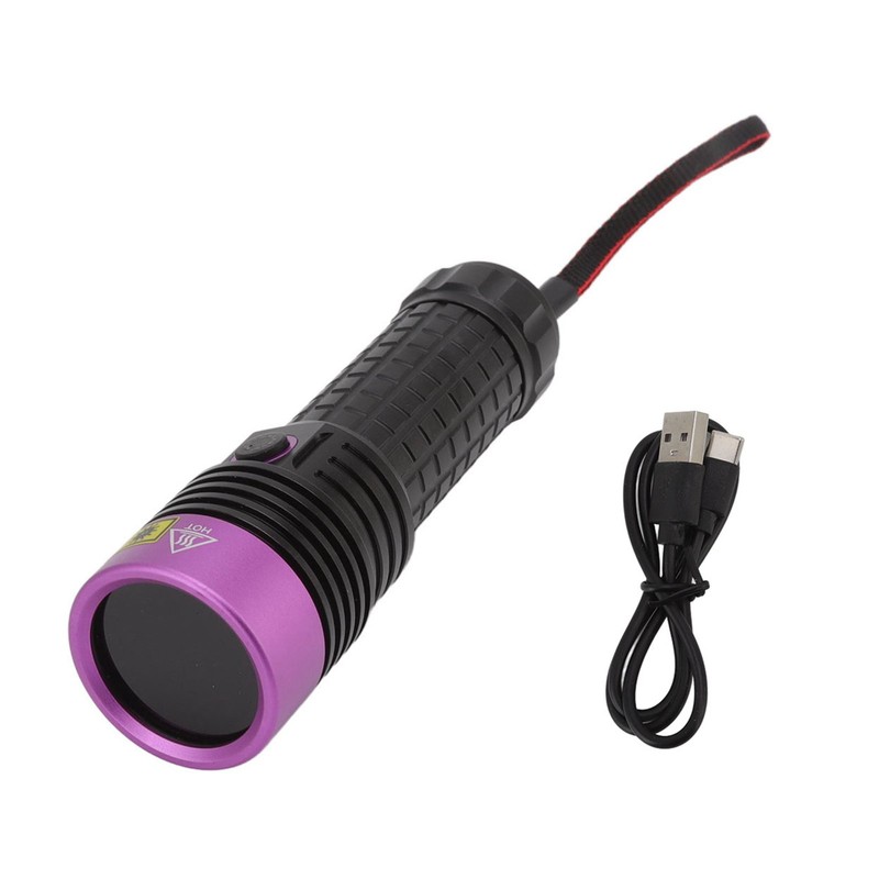 Y40 Purple Light Flashlight High Power LED 365NM UV Torch
