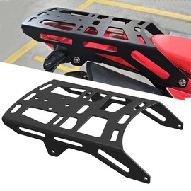 CRF300L 2021-2024 Rear Luggage Racks Motoecycle Luggage Bracket Holder for CRF300L Rally ABS CRF300LS 2021 2022 2023 2024-Black