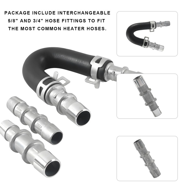 FSTURIOS Engine Heater Core Bypass Kit, 626-001 Heater Core Flush