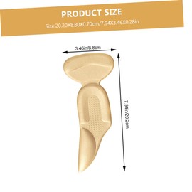 PACKOVE 3pairs Sponge Heel Pads for Comfort and Support Abrasion High Heel Liners Versatile Shoe Inserts for Blisters and Foot