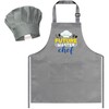 R HORSE Kid Apron and Chef Hat Set 2Pcs Adjustable