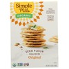 Simple Mills Organic Seed Crackers Original, 4.25 oz, Pack of