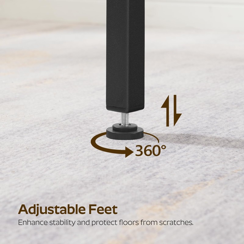 YATINEY 78.7" Long Bar Table, Counter Bar Height Table, High