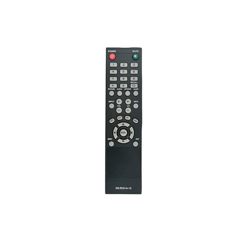 DX-RC01A-13 Replace Remote Control for Dynex LCD TV DX-32L200NA14 DX32L200NA14
