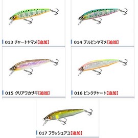 Shimano ZN-170S 013 Minnow Cardiff Flugel Flat Yamame Sakuramas 70S Chart