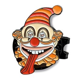 KeoPuals Clown Golf Ball Marker with Magnetic Hat Clip - Fun and Unique Novelty Golf Accessory for Men & Women for Golf Lover