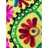 Original Kikan Suzani Multi Colour Floral Embroidery 16"x16" 40 x