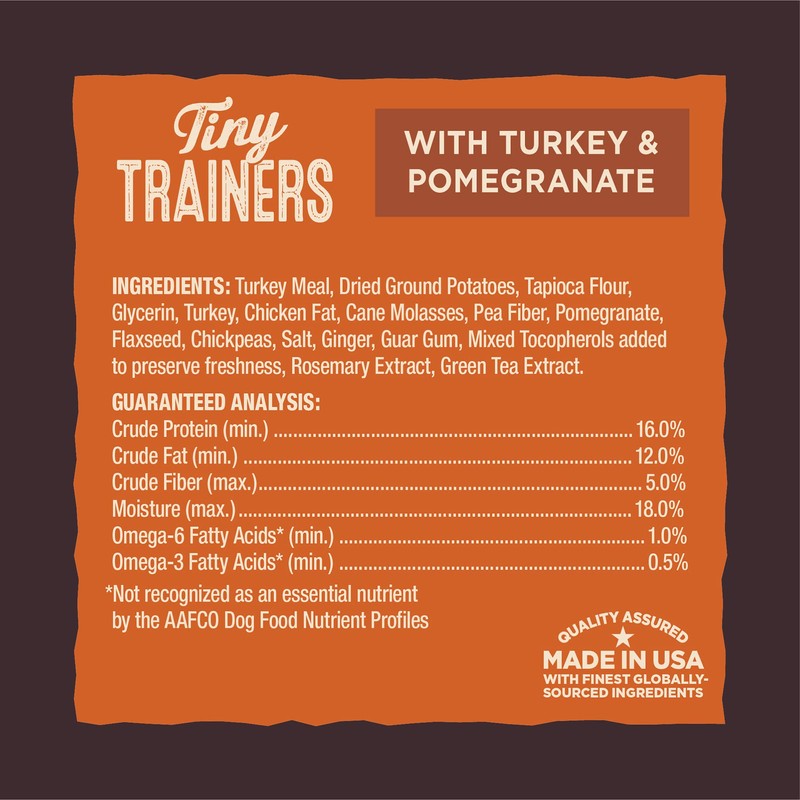 Wellness CORE Tiny Trainers Dog Treats, Natural, Training Treat, Grain