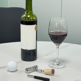 Novelty Wine Opener - Manual Metal Wine Opener - Portable Elegant Wine Opener, Kitchen Gadgets for Parties, Home, Restaurant