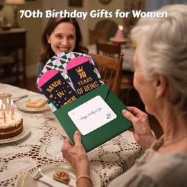 Moyel 70th Birthday Gifts for Women 1955 Funny Socks Women 6-9 Female 70th Birthday Presents for Her Unusual Gifts for 70 Year Old Woman Auntie Sister Grandma Mum Friends Born in 1955