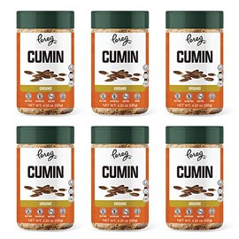 Pereg Ground Cumin Powder (4.25 Oz x 6 Pack) | Ground From Whole Cumin Seeds | Cumin Seasoning | Indian Spice | Non-GMO, Gluten-Free, Non-Irradiated | Supports Healthy Appetite & Digestive Functions