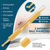 REMOS Acupressure & Meridian Pen - Gold-Plated - 10 cm