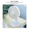 Small Desktop Fan USB Charging Adjustable Wind Speed 30 Degrees