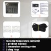 Replacement for Dixell XR06CX-4N1F1 Temperature Controller, Fit for 120V 50-60Hz