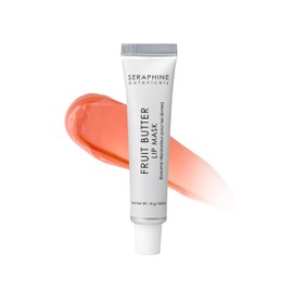 Seraphine Botanicals Mascarilla Labial Reparadora Fruit Butter, Bálsamo Labial En Gel Nocturno Con Manteca De Karité Y Aceite De Hueso De Albaricoque. Repara E Hidrata Los Labios Secos. Vegana, Sin
