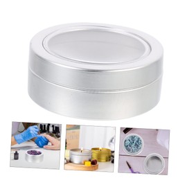 Baluue 2sets Aluminum Tin Jars 25ml Leak-proof for Beauty Containers Nail Supplies Travel Jars 12pcs*2