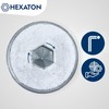 HEXATON M6 x 15mm Hex Socket Flat Head Screws -