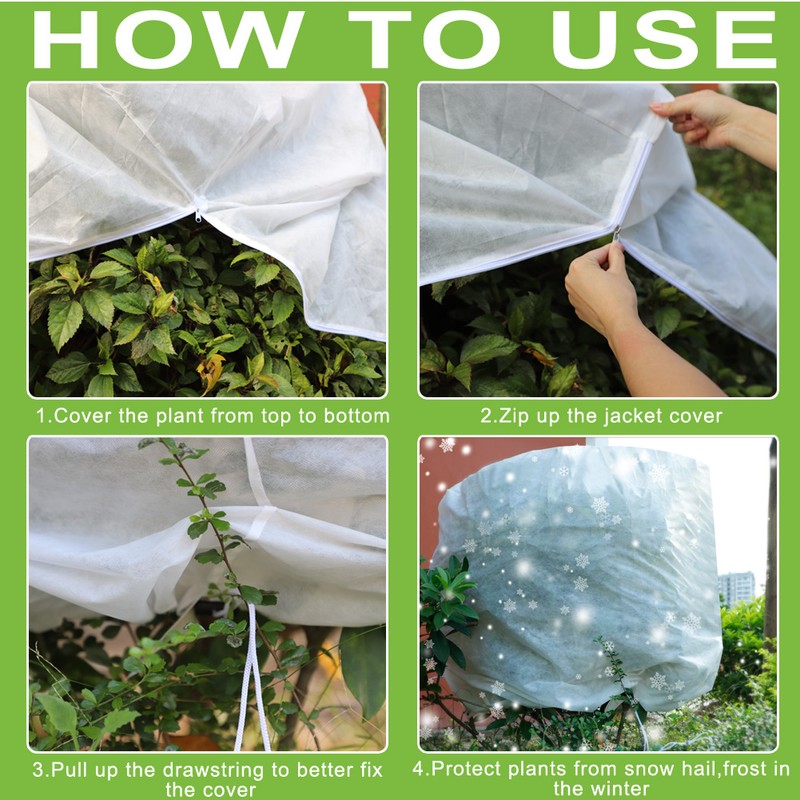 Non Woven Plant Cover Blankets for Freeze Protection Sun and